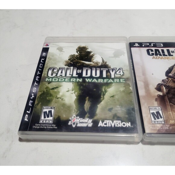 PS3 Game Lot Call of Duty 4 Modern Warfare Advanced Warfare MW3 Playstation CIB - Picture 2 of 14